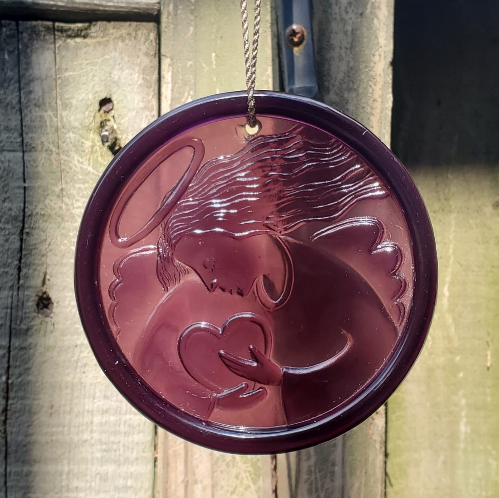 Purple Angel Suncatcher